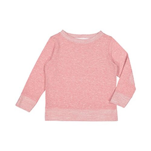 Toddler Harborside Melange French Terry Crewneck with Elbow Patches Thumbnail