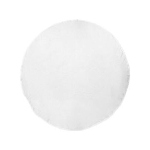 Round White Beach Towel Thumbnail
