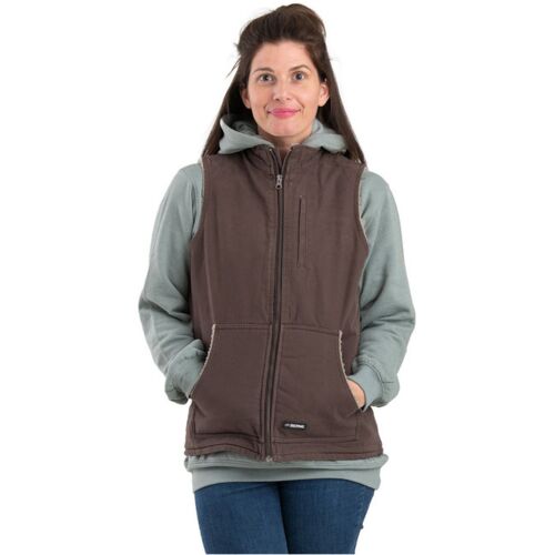 Ladies' Sherpa-Lined Softstone Duck Vest Thumbnail