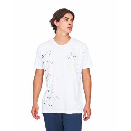 Unisex USA Made Garment-Dyed Paint Splatter T-Shirt Thumbnail