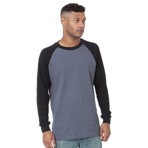 Men's USA Made Heavyweight Waffle Knit Thermal Raglan Shirt Thumbnail