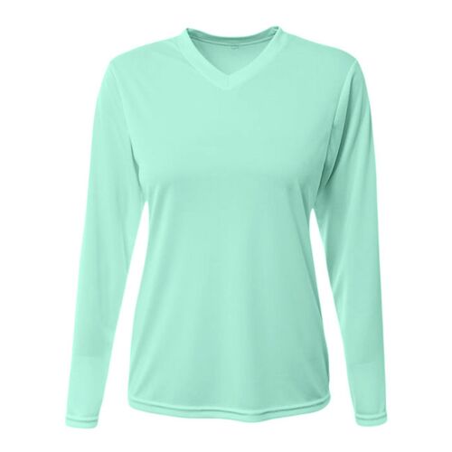 Ladies' Long-Sleeve Sprint V-Neck T-Shirt Thumbnail