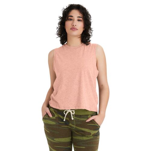 Ladies' Go-To CVC Cropped Muscle T-Shirt Thumbnail