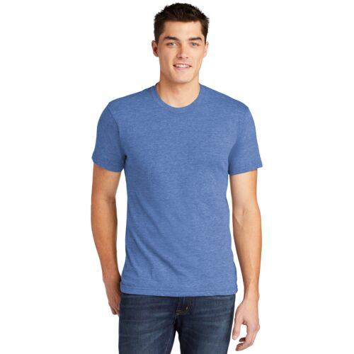 Tri Blend Short Sleeve Track T Shirt Thumbnail