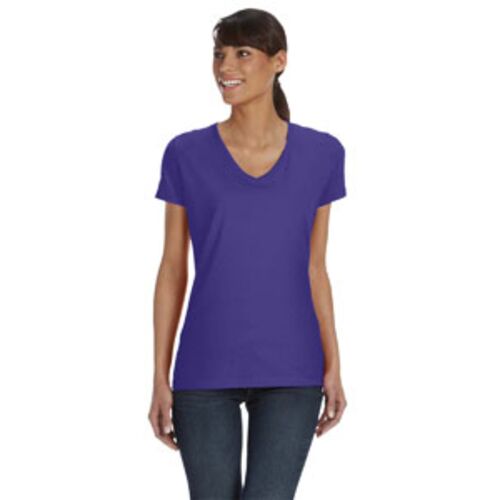 Ladies' HD Cotton™ V-Neck T-Shirt Thumbnail
