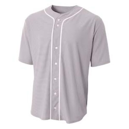 Short Sleeve Full Button Baseball Top Thumbnail