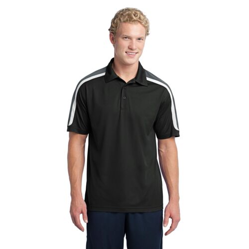 Tricolor Shoulder Micropique Sport Wick ® Polo Thumbnail