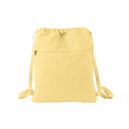 Cotton Canvas Drawstring Backpack Thumbnail