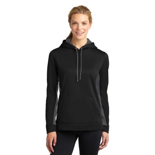 Women's Sport Wick ® Fleece Colorblock Hooded Pullover Thumbnail