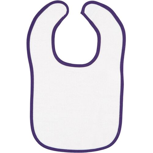 Infant Contrast Trim Terry Bib Thumbnail