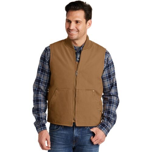 Washed Duck Cloth Vest Thumbnail