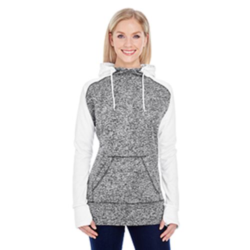 Ladies' Colorblock Cosmic Hooded Sweatshirt Thumbnail