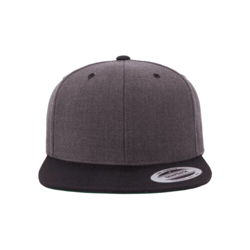 Adult Flat Visor Classic Two-Tone Snapback Cap Thumbnail