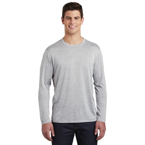 PosiCharge ® Long Sleeve Electric Heather Tee Thumbnail