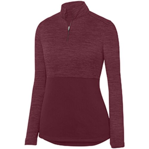 Ladies' Shadow Tonal Heather Quarter-Zip Pullover Thumbnail