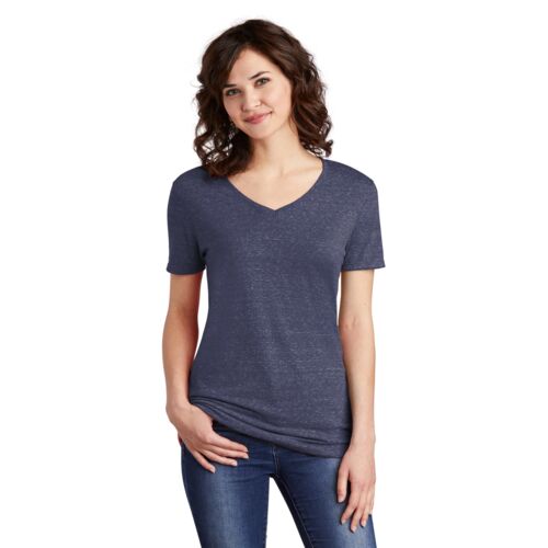 Women's Snow Heather Jersey V Neck T Shirt Thumbnail