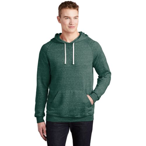 Snow Heather French Terry Raglan Hoodie Thumbnail