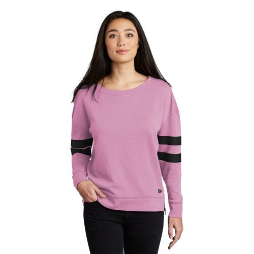 Ladies Tri Blend Fleece Varsity Crew Thumbnail