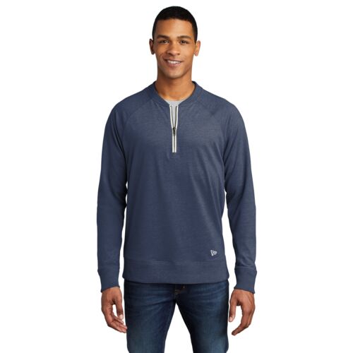 Sueded Cotton Blend 1/4 Zip Pullover Thumbnail