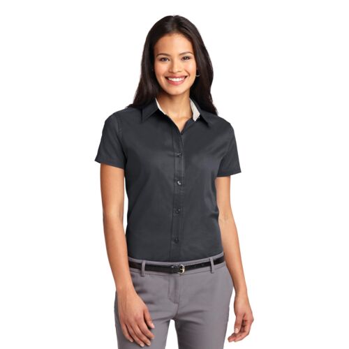 Ladies Short Sleeve Easy Care Shirt Thumbnail
