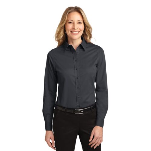 Ladies Long Sleeve Easy Care Shirt Thumbnail